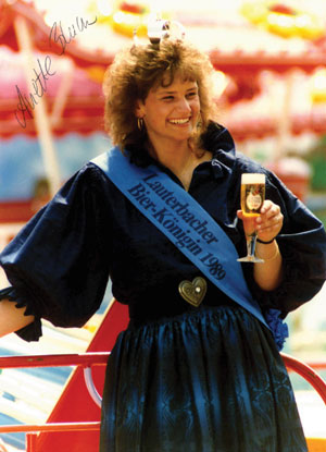 1989 Anette Seum Bierkönigin Lauterbacher