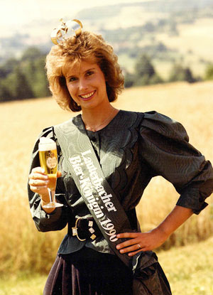 1990 Angela Bauer Bierkönigin Lauterbacher