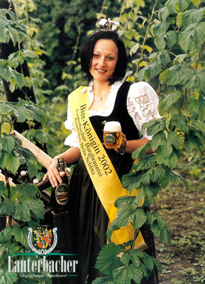 2002 Sandra Bischof Bierkönigin Lauterbacher